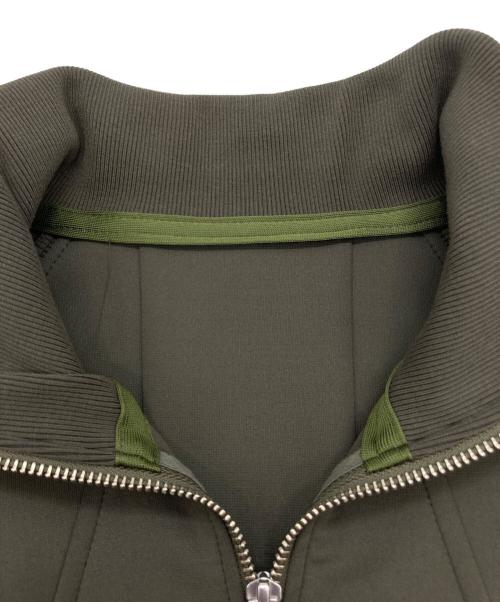 foufou（フーフー）foufou (フーフー) track candy high neck jacket カーキの古着・服飾アイテム
