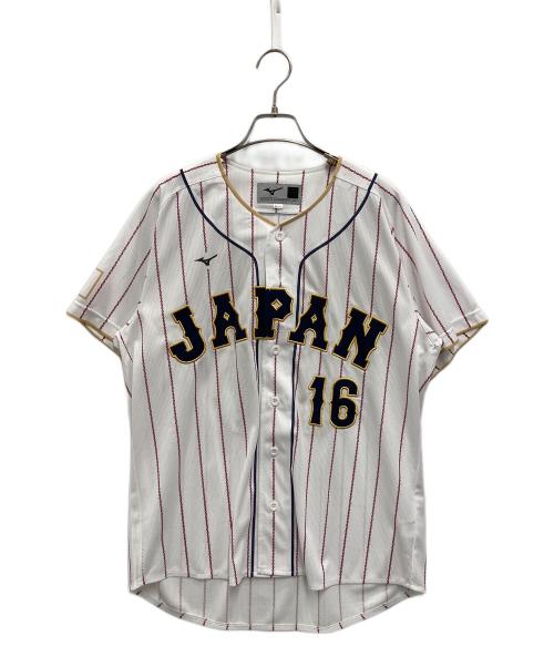 MIZUNO（ミズノ）MIZUNO (ミズノ) ゲームシャツ ホワイト サイズ:Ｍの古着・服飾アイテム