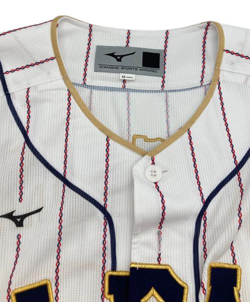 MIZUNO（ミズノ）MIZUNO (ミズノ) ゲームシャツ ホワイト サイズ:Ｍの古着・服飾アイテム