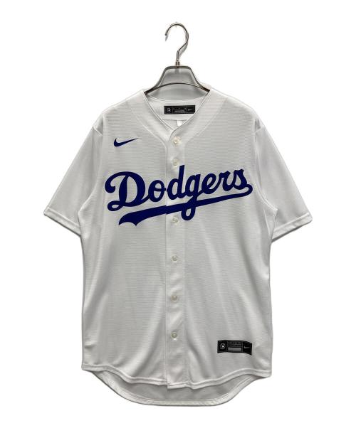 NIKE（ナイキ）NIKE (ナイキ) ロサンゼルス・ドジャース (ロサンゼルス・ドジャース) ゲームシャツ ホワイト サイズ:Ｓの古着・服飾アイテム