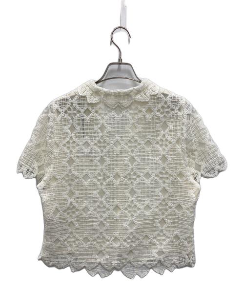 PRANK PROJECT（プランクプロジェクト）PRANK PROJECT (プランクプロジェクト) Scallop Clover Lace Top アイボリー サイズ:Ｍの古着・服飾アイテム