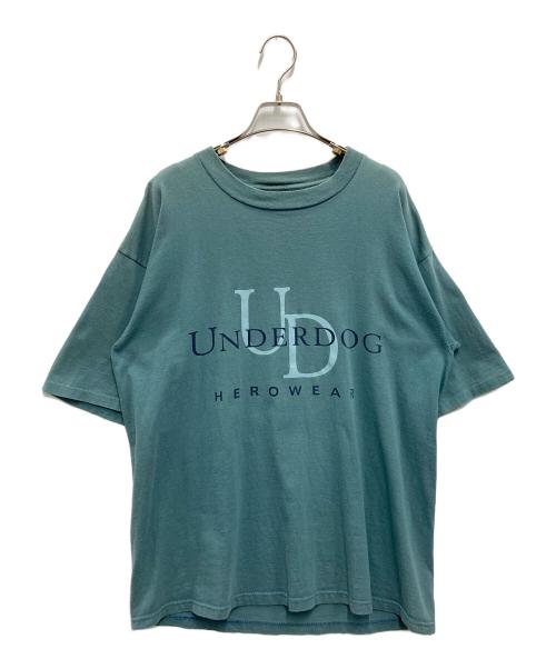 CHANGES（チェンジズ）CHANGES (チェンジズ) キャラクターロゴプリントTシャツ ブルー サイズ:Lの古着・服飾アイテム