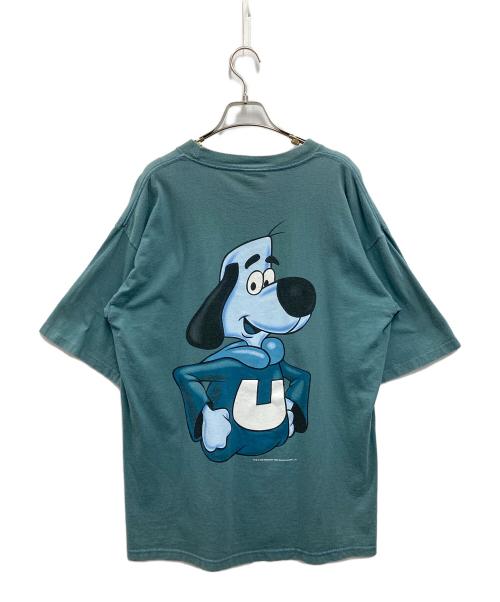 CHANGES（チェンジズ）CHANGES (チェンジズ) キャラクターロゴプリントTシャツ ブルー サイズ:Lの古着・服飾アイテム