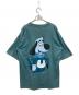 CHANGES (チェンジズ) キャラクターロゴプリントTシャツ ブルー サイズ:L：10000円