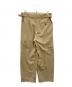 MARKA (マーカ) TWO TUCK MILITARY TROUSERS ベージュ サイズ:3：18000円