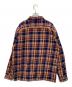 Patagonia (パタゴニア) フィヨルドフランネルシャツ オレンジ×ネイビー サイズ:XL：7000円