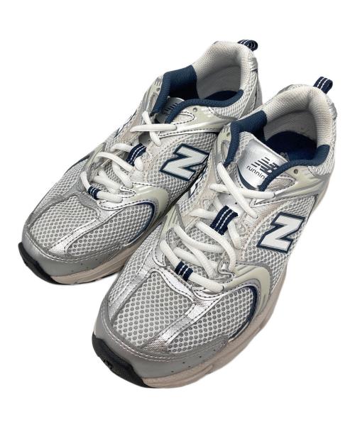 NEW BALANCE（ニューバランス）NEW BALANCE (ニューバランス) ローカットスニーカー グレー サイズ:24cmの古着・服飾アイテム