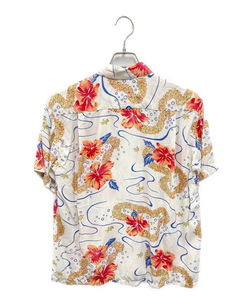 Sun Surf（サンサーフ）Sun Surf (サンサーフ) レーヨンアロハシャツ ホワイト サイズ:Mの古着・服飾アイテム