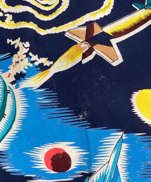 Sun Surf（サンサーフ）SUN SURF (サンサーフ) HINOYA (ヒノヤ) アロハシャツ ネイビー サイズ:Mの古着・服飾アイテム