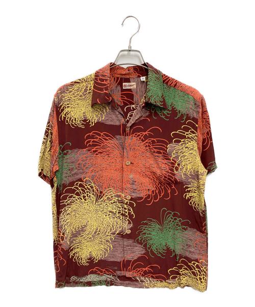 Sun Surf（サンサーフ）Sun Surf (サンサーフ) アロハシャツ バーガンディー サイズ:Mの古着・服飾アイテム