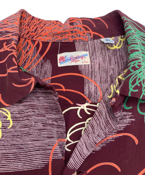 Sun Surf（サンサーフ）Sun Surf (サンサーフ) アロハシャツ バーガンディー サイズ:Mの古着・服飾アイテム