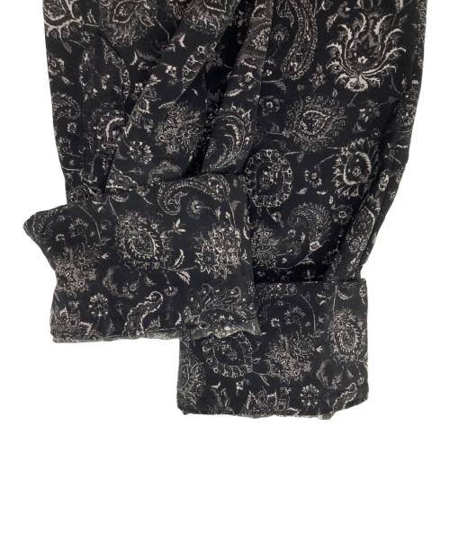 LAD MUSICIAN（ラッドミュージシャン）LAD MUSICIAN (ラッドミュージシャン) PAISLEY LONG SHIRT ブラック サイズ:44の古着・服飾アイテム