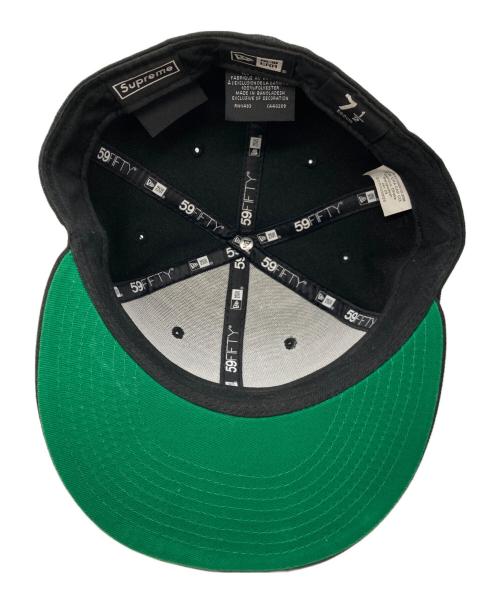 SUPREME（シュプリーム）Supreme (シュプリーム) New Era (ニューエラ) スクリプトロゴ ベースボールキャップ ブラックの古着・服飾アイテム