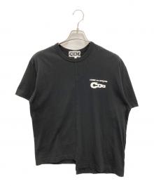 CDG（シーディージー）の古着「アシメトリ―デザインTシャツ」｜ブラック