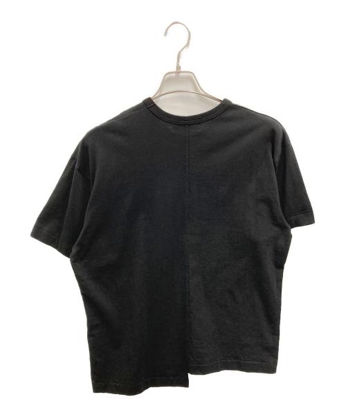 CDG（シーディージー）CDG (シーディージー) アシメトリ―デザインTシャツ ブラック サイズ:Sの古着・服飾アイテム