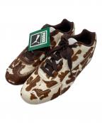 PUMAプーマ）の古着「SPEEDCAT COW WNS」｜ホワイト×ブラウン