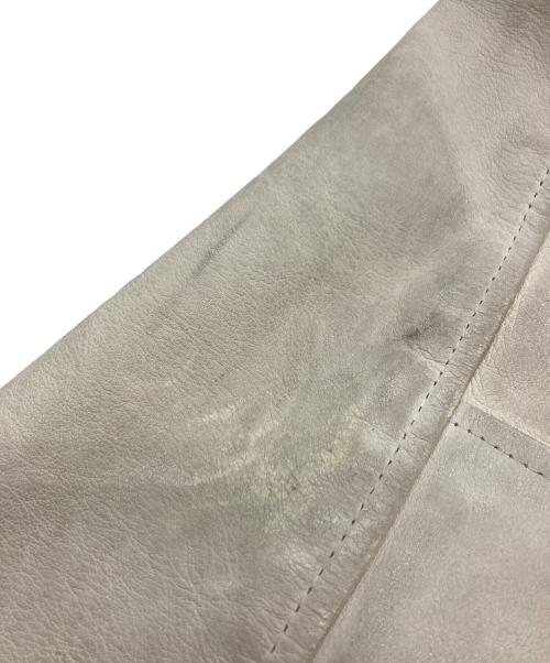 VAN JACKET（ヴァン ジャケット）VAN JACKET (ヴァン ジャケット) 袖レザーワッペンスタジャン ネイビー×ホワイト サイズ:BIG ONEの古着・服飾アイテム