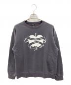 NUMBER (N)INEナンバーナイン）の古着「VINTAGE WASH SWEATSHIRT」｜ネイビー