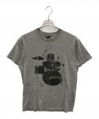 stussyステューシー）の古着「Skeleton Drummer Tee」｜グレー