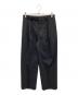 AURALEE（オーラリー）の古着「Light Wool Max Gabardine Two-Tuck Slacks」｜ブラック