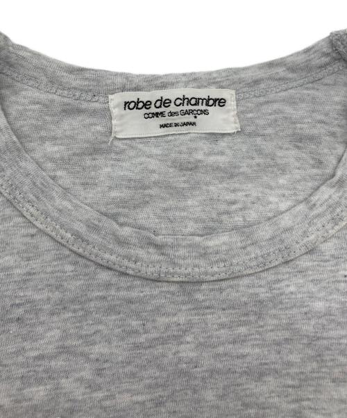 ROBE DE CHAMBRE COMME DES GARCONS（ローブドシャンブル コムデギャルソン）ROBE DE CHAMBRE COMME DES GARCONS (ローブドシャンブル コムデギャルソン) 2000's ロゴTシャツ グレー サイズ:記載無しの古着・服飾アイテム