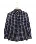 stussy（ステューシー）の古着「ベーシックロゴ チェックシャツ」｜ブルー