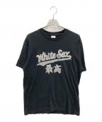 SUPREME×MLBシュプリーム×エムエルビー）の古着「Kanji Teams Tee」｜ブラック