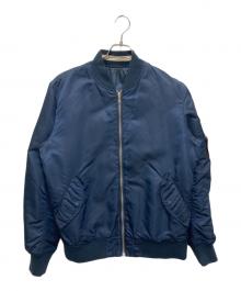 ALPHA（アルファ）の古着「JAPAN MAP"×MA-1 リバーシブルジャケット」｜ネイビー