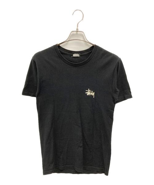 stussy（ステューシー）stussy (ステューシー) バックロゴ プリントTシャツ ブラック サイズ:Sの古着・服飾アイテム