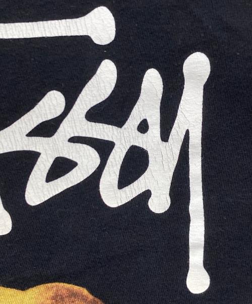 stussy（ステューシー）stussy (ステューシー) バックロゴ プリントTシャツ ブラック サイズ:Sの古着・服飾アイテム