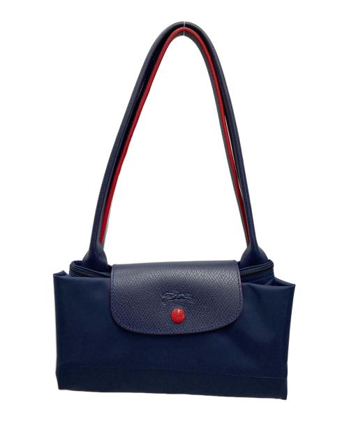 LONGCHAMP（ロンシャン）LONGCHAMP (ロンシャン) プリアージュ/折り畳みトートバッグ ネイビーの古着・服飾アイテム