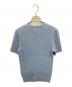 POLO RALPH LAUREN (ポロ・ラルフローレン) ケーブルコットンショートスリーブニット ブルー サイズ:S：10000円