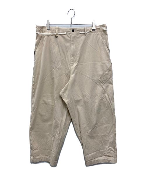 Y-3（ワイスリー）Y-3 (ワイスリー) M CANVAS WORKWEAR WIDE PANTS ベージュ サイズ:Sの古着・服飾アイテム