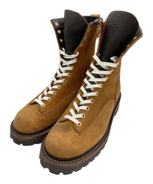 SPPN BOOTS（スッピン ブーツ）SPPN BOOTS (スッピン ブーツ) 8-INCH LACE TO TOE BOOTS ブラウン サイズ:SIZE US 7の古着・服飾アイテム