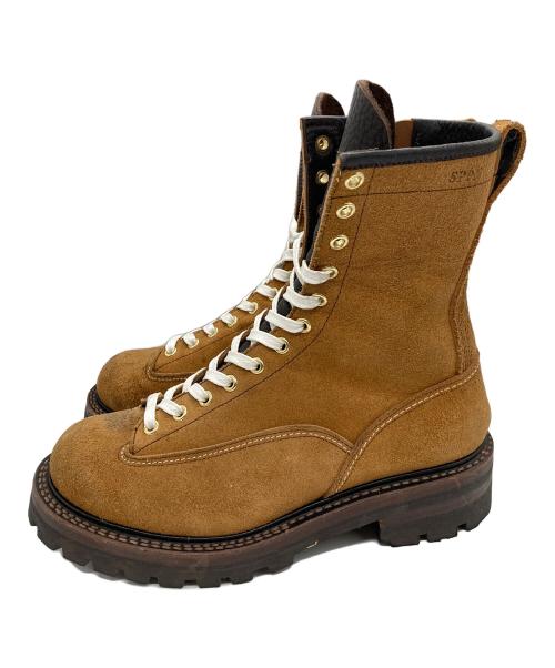 SPPN BOOTS（スッピン ブーツ）SPPN BOOTS (スッピン ブーツ) 8-INCH LACE TO TOE BOOTS ブラウン サイズ:SIZE US 7の古着・服飾アイテム