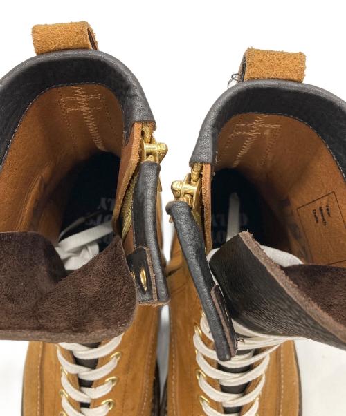 SPPN BOOTS（スッピン ブーツ）SPPN BOOTS (スッピン ブーツ) 8-INCH LACE TO TOE BOOTS ブラウン サイズ:SIZE US 7の古着・服飾アイテム