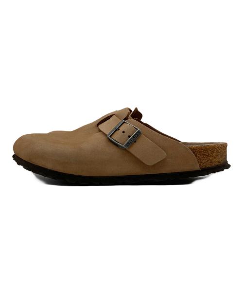 BIRKENSTOCK（ビルケンシュトック）BIRKENSTOCK (ビルケンシュトック) レザークロッグサンダル ブラウン サイズ:26.5cmの古着・服飾アイテム
