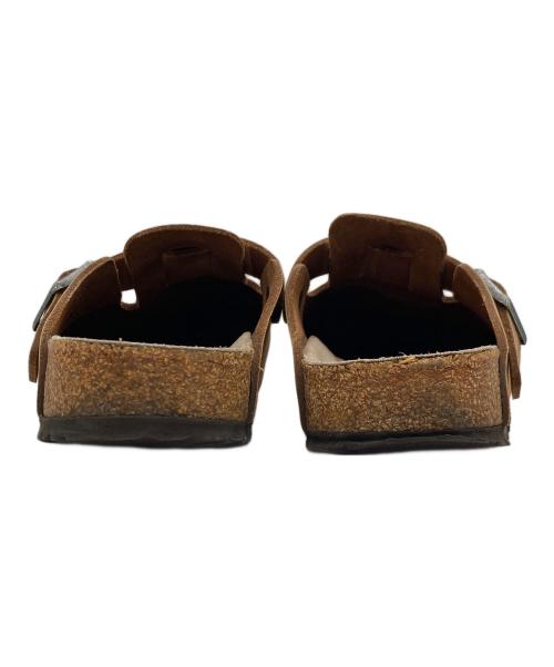 BIRKENSTOCK（ビルケンシュトック）BIRKENSTOCK (ビルケンシュトック) レザークロッグサンダル ブラウン サイズ:26.5cmの古着・服飾アイテム