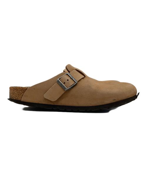 BIRKENSTOCK（ビルケンシュトック）BIRKENSTOCK (ビルケンシュトック) レザークロッグサンダル ブラウン サイズ:26.5cmの古着・服飾アイテム