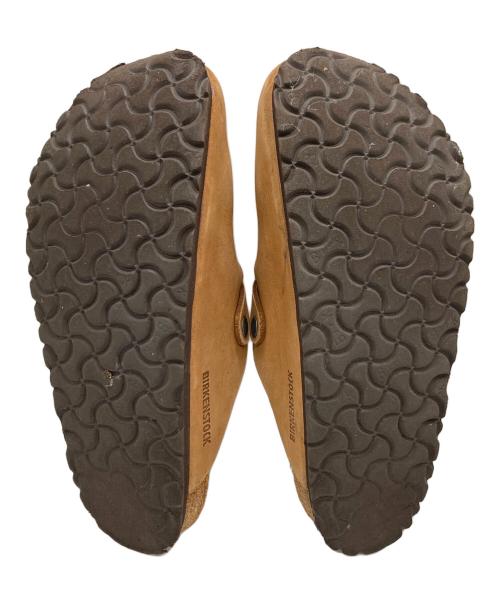 BIRKENSTOCK（ビルケンシュトック）BIRKENSTOCK (ビルケンシュトック) レザークロッグサンダル ブラウン サイズ:26.5cmの古着・服飾アイテム