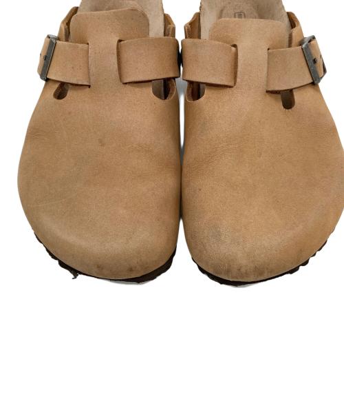 BIRKENSTOCK（ビルケンシュトック）BIRKENSTOCK (ビルケンシュトック) レザークロッグサンダル ブラウン サイズ:26.5cmの古着・服飾アイテム