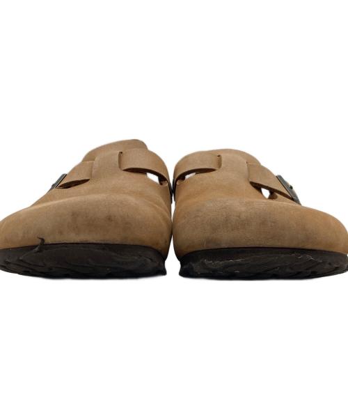 BIRKENSTOCK（ビルケンシュトック）BIRKENSTOCK (ビルケンシュトック) レザークロッグサンダル ブラウン サイズ:26.5cmの古着・服飾アイテム