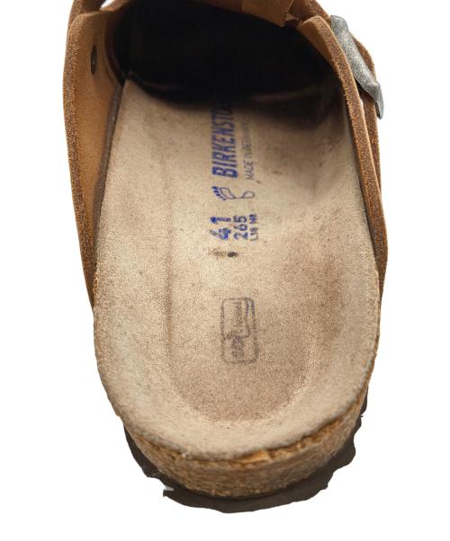 BIRKENSTOCK（ビルケンシュトック）BIRKENSTOCK (ビルケンシュトック) レザークロッグサンダル ブラウン サイズ:26.5cmの古着・服飾アイテム