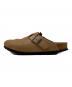 BIRKENSTOCK (ビルケンシュトック) レザークロッグサンダル ブラウン サイズ:26.5cm：8000円