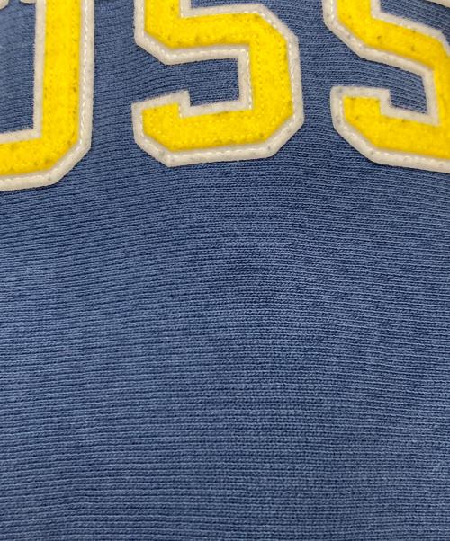 stussy（ステューシー）stussy (ステューシー) Felt Applique Hoodie（ ネイビー サイズ:Mの古着・服飾アイテム