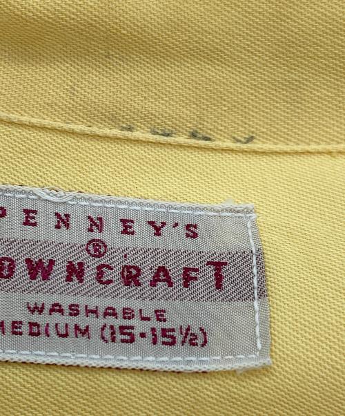 TOWN CRAFT（タウンクラフト）TOWN CRAFT (タウンクラフト) オープンカラーシャツ イエロー サイズ:Mの古着・服飾アイテム