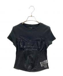 SORIN（ソリン）の古着「Corset Docking T-shirt」｜ブラック