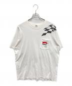 marlboroマルボロ）の古着「【古着】レーシング プリント ポケットTシャツ」｜ホワイト