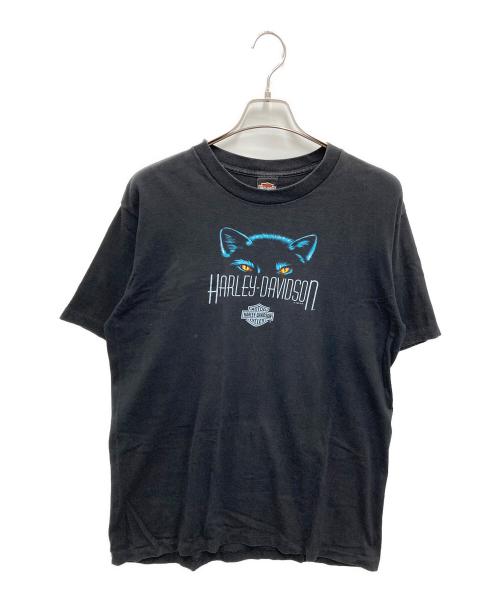 HARLEY-DAVIDSON（ハーレーダビッドソン）HARLEY-DAVIDSON (ハーレーダビッドソン) 【古着】90'sブラックパンサープリントTシャツ ブラック サイズ:Lの古着・服飾アイテム