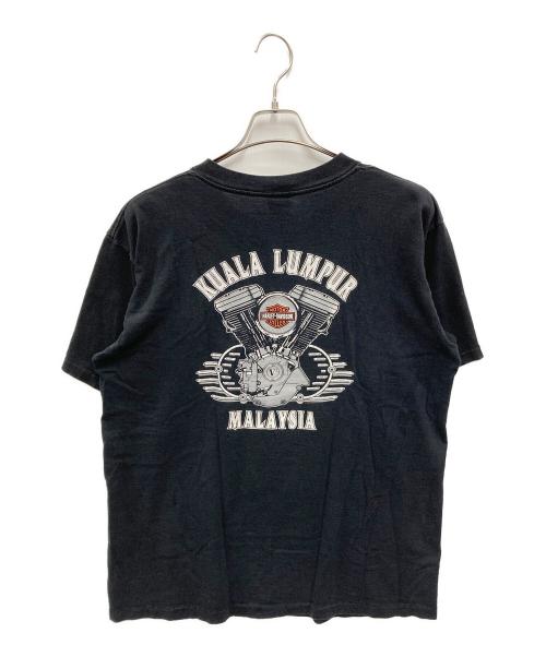 HARLEY-DAVIDSON（ハーレーダビッドソン）HARLEY-DAVIDSON (ハーレーダビッドソン) 【古着】90's JUST RIDE プリントTシャツ ブラック サイズ:Lの古着・服飾アイテム